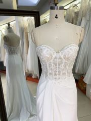 2025 New elegant 3d flower bridal laces for wedding dress guest ladies women for bride girl