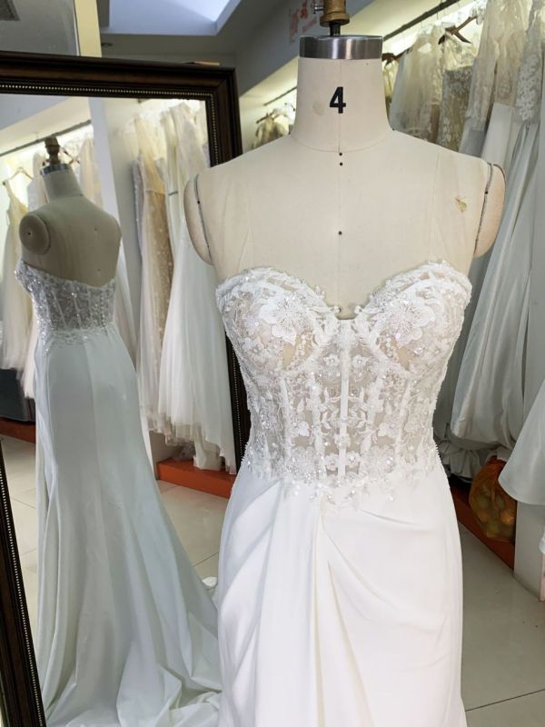 2025 New elegant 3d flower bridal laces for wedding dress guest ladies women for bride girl