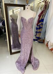 2025 New style luxury black deep V-neck sexy party dress cape beaded mermaid elegant party evening dress for women