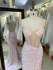 New prom dress custom manufacturers pink color evening dress colorful custom women prom dress elegant 2025