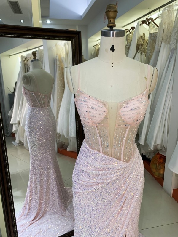 New prom dress custom manufacturers pink color evening dress colorful custom women prom dress elegant 2025