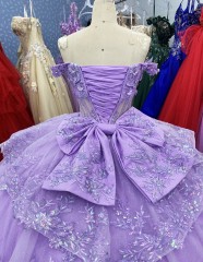 2025 New dresses for mexico lavender quinceanera dresses western off shoulder elegant new for woman