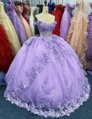 2025 New dresses for mexico lavender quinceanera dresses western off shoulder elegant new for woman
