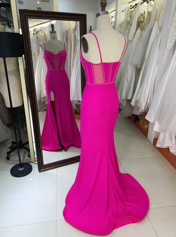 New fashion design Evening Party Dresses with zipper back For Women Elegant Floor-length Dress