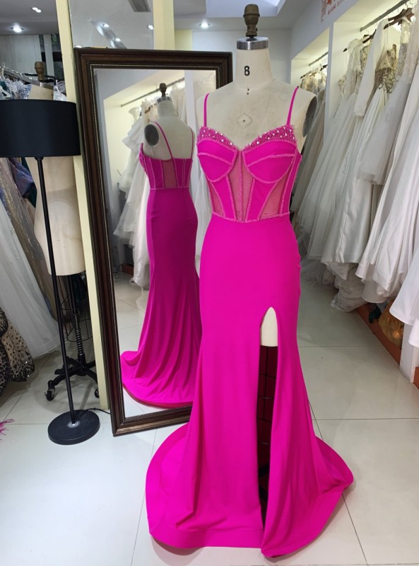 New fashion design Evening Party Dresses with zipper back For Women Elegant Floor-length Dress
