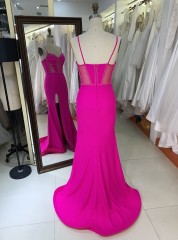 New fashion design Evening Party Dresses with zipper back For Women Elegant Floor-length Dress