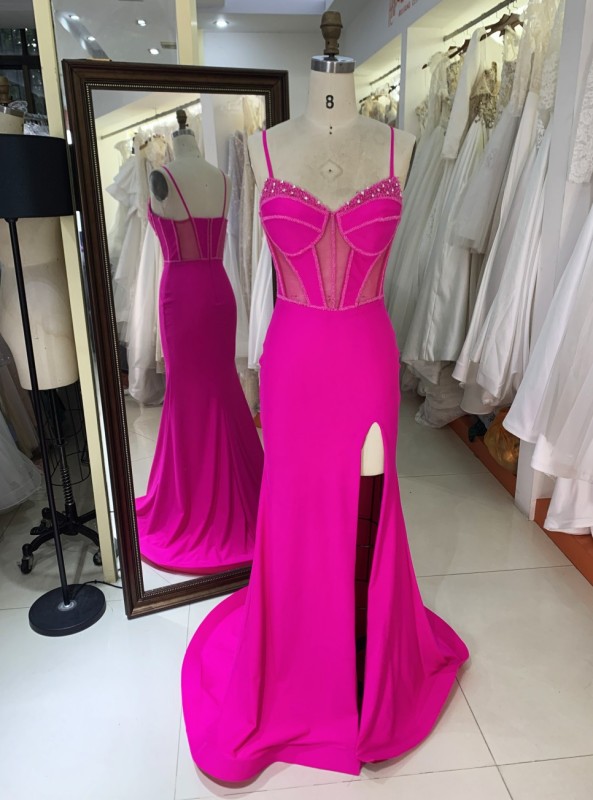 New fashion design Evening Party Dresses with zipper back For Women Elegant Floor-length Dress