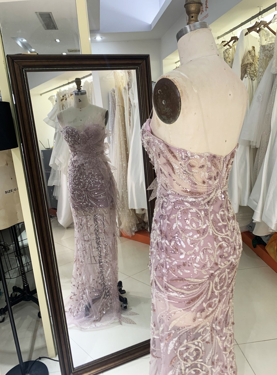 2025 New sexy elegant straps 3D flower wholesale elegant long gowns evening dresses women for prom dress girl