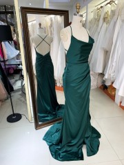 2025 Women Elegant Prom Dress Elegant Sleeveless Satin Corset Pleat Satin Dress Maxi Prom Evening Dress
