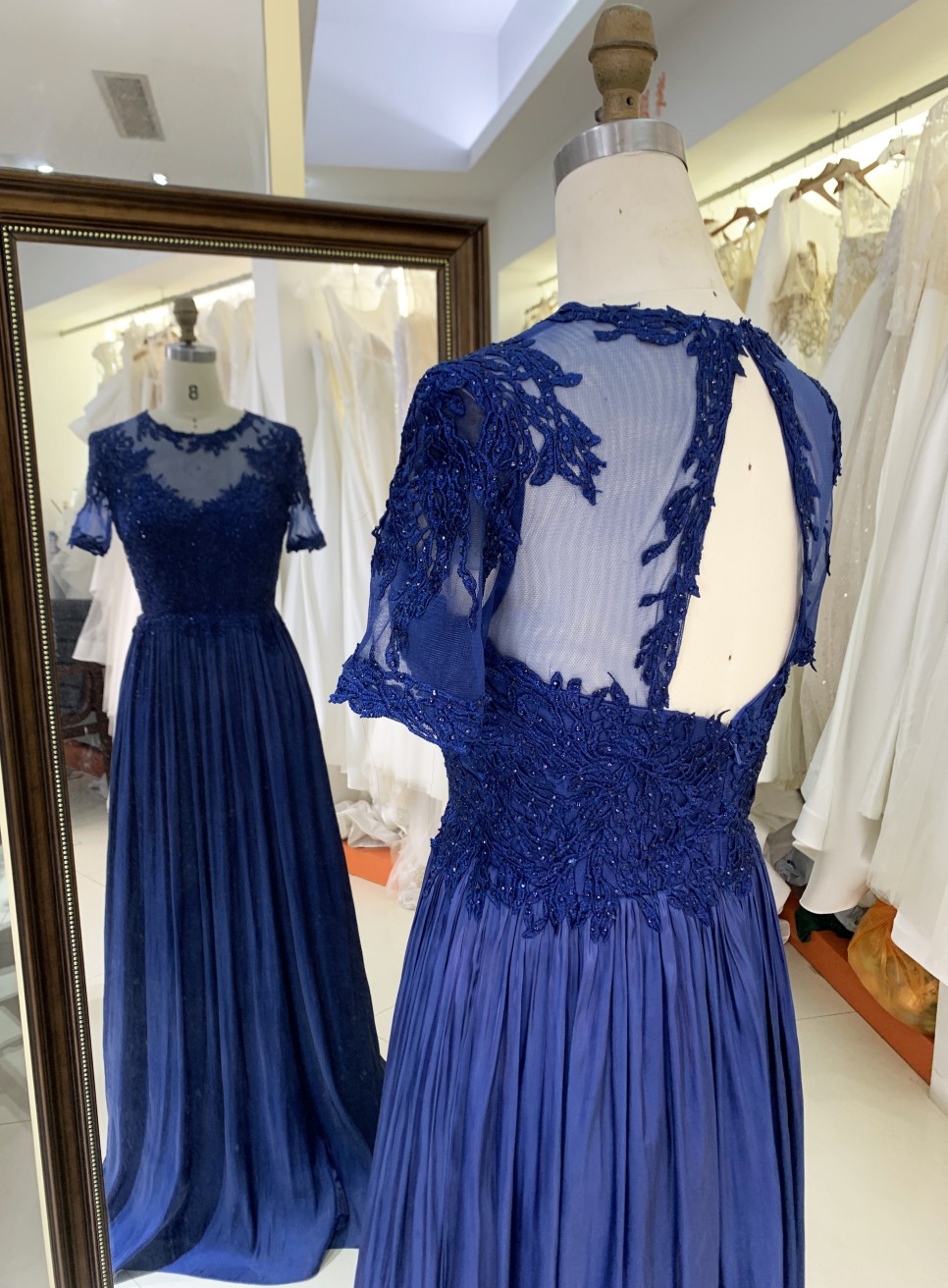 New Wholesale Luxury Elegant Satin Dresses for Mother of the Bride for Women 2025 Natural Waist Party Style