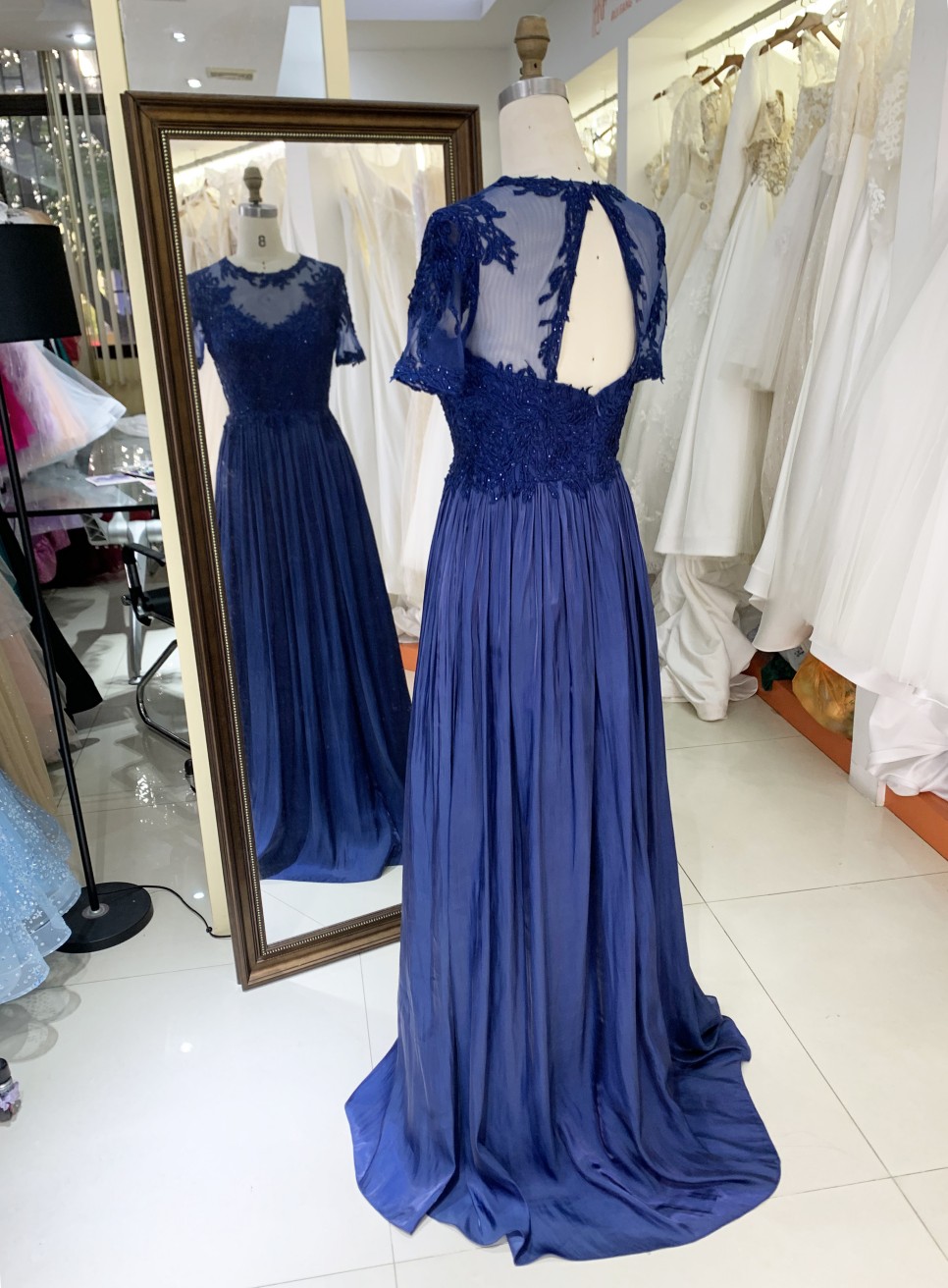 New Wholesale Luxury Elegant Satin Dresses for Mother of the Bride for Women 2025 Natural Waist Party Style