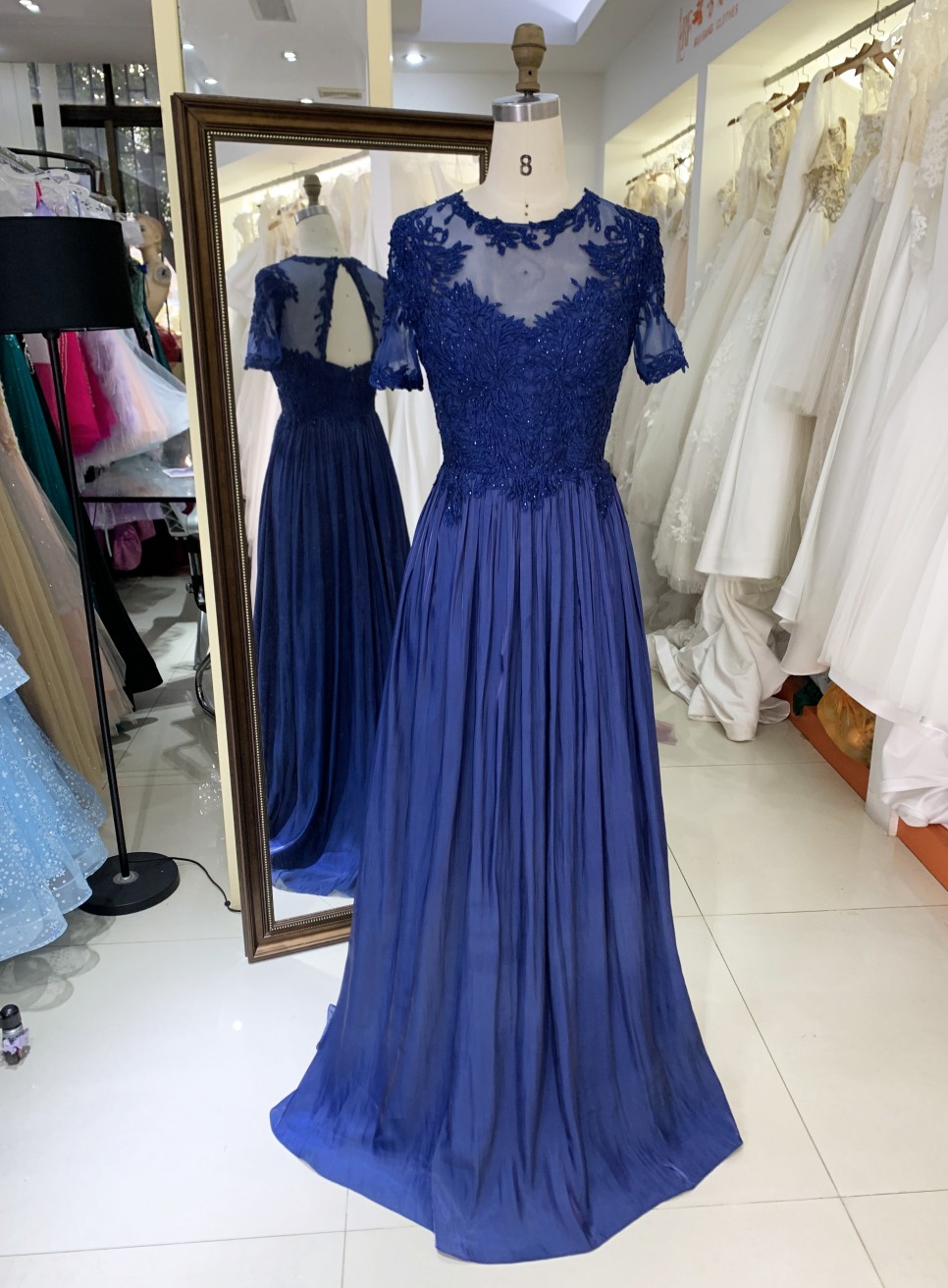 New Wholesale Luxury Elegant Satin Dresses for Mother of the Bride for Women 2025 Natural Waist Party Style