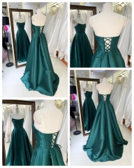 2026 Hot Designs Satin Maxi Evening Prom Gown by Manufacturer Floor-Length with Embroidery Decoration for Parties