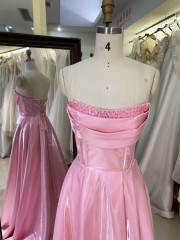 2026 Elegant Long Prom Dresses Soft Smooth Satin A-Line Maxi Customizable Floor-Length Dress Made From Quality Fabric Dress