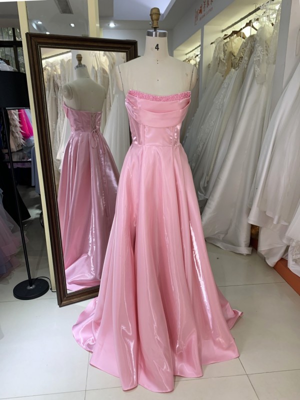 2026 Elegant Long Prom Dresses Soft Smooth Satin A-Line Maxi Customizable Floor-Length Dress Made From Quality Fabric Dress
