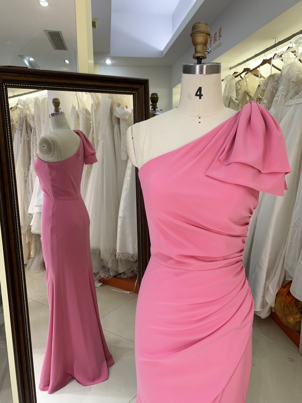 Elegant Long Evening Dress One Shoulder Floor Length High Slit Formal Party Evening Dresses Dinner Dresses Women