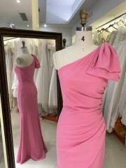 Elegant Long Evening Dress One Shoulder Floor Length High Slit Formal Party Evening Dresses Dinner Dresses Women