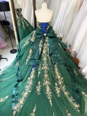 Quinceanera Dress Ball Gown Birthday Girls with butterfly Sweet 16 Dress Vestido Princess Prom Party Dress