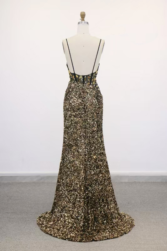 Elegant A-Line Beautiful Floor Length Dressed Evening Dress with Rhinestone Party Long Gown Sexy Party Club Wear