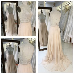 2026 New Wholesale Prom Dress Lady Elegant Beading Prom Plus Size European and American a Line Evening Dresses