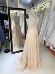 2026 New Wholesale Prom Dress Lady Elegant Beading Prom Plus Size European and American a Line Evening Dresses