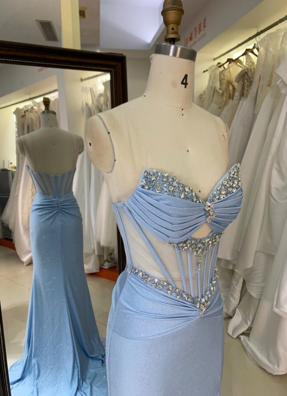 New America Wholesale LA Brand off Shoulder Beading African Dress Gown for Dress Prom Women