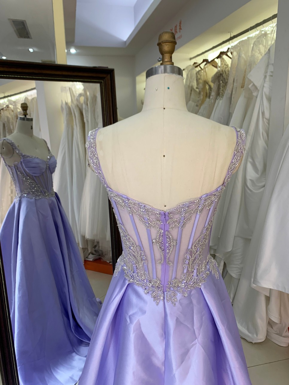 New Design Wholesale Elegant a Line Prom Dress With Beading Long Gown Prom Evening Dress 2026