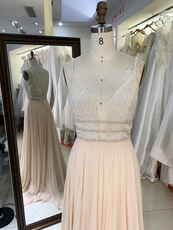 2026 New Wholesale Prom Dress Lady Elegant Beading Prom Plus Size European and American a Line Evening Dresses