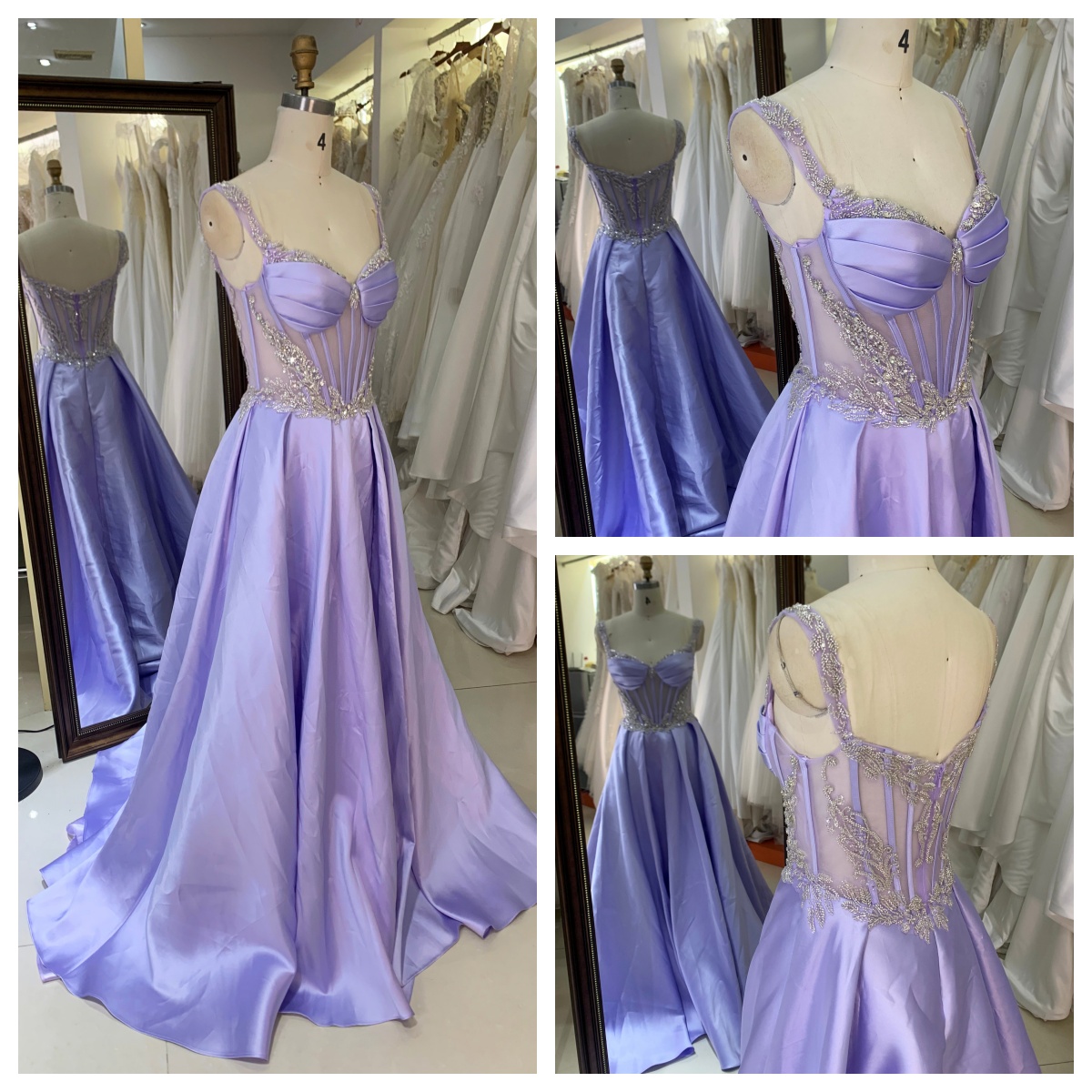 New Design Wholesale Elegant a Line Prom Dress With Beading Long Gown Prom Evening Dress 2026