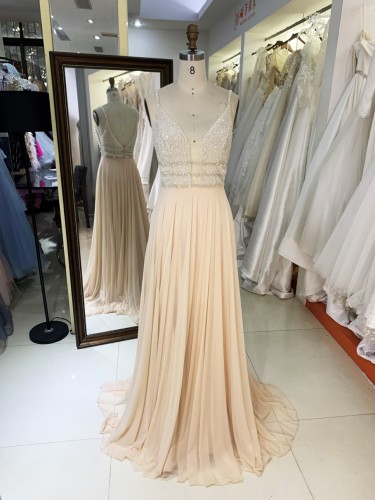 2026 New Wholesale Prom Dress Lady Elegant Beading Prom Plus Size European and American a Line Evening Dresses