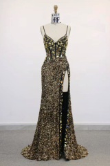 Elegant A-Line Beautiful Floor Length Dressed Evening Dress with Rhinestone Party Long Gown Sexy Party Club Wear