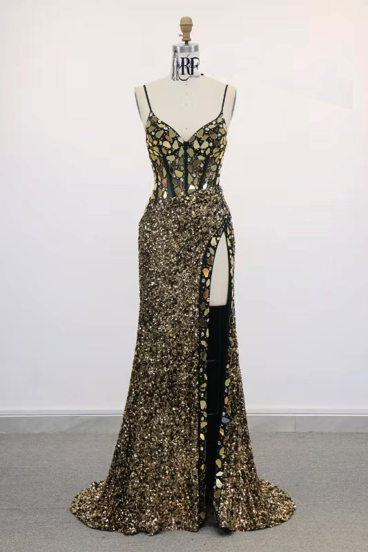 Elegant A-Line Beautiful Floor Length Dressed Evening Dress with Rhinestone Party Long Gown Sexy Party Club Wear