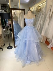 Wholesale Women's Elegant Long Party Dresses Ball Gown Dress with Embroidery V-neck Lace-up Back for Party Evening Wear