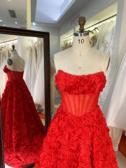 2025 Elegant Black Mermaid Spaghetti Straps Square Collar Sheer Corset Boning Design Cut Out Long Prom Dress with 3D Flowers