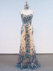 Wholesale 2026 Elegant Heavy Beaded Evening Dress for Women Long Sexy with Luxury Beading Flowers Party Style