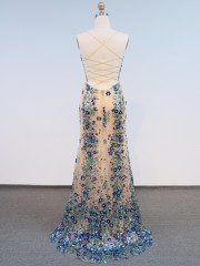 Wholesale 2026 Elegant Heavy Beaded Evening Dress for Women Long Sexy with Luxury Beading Flowers Party Style