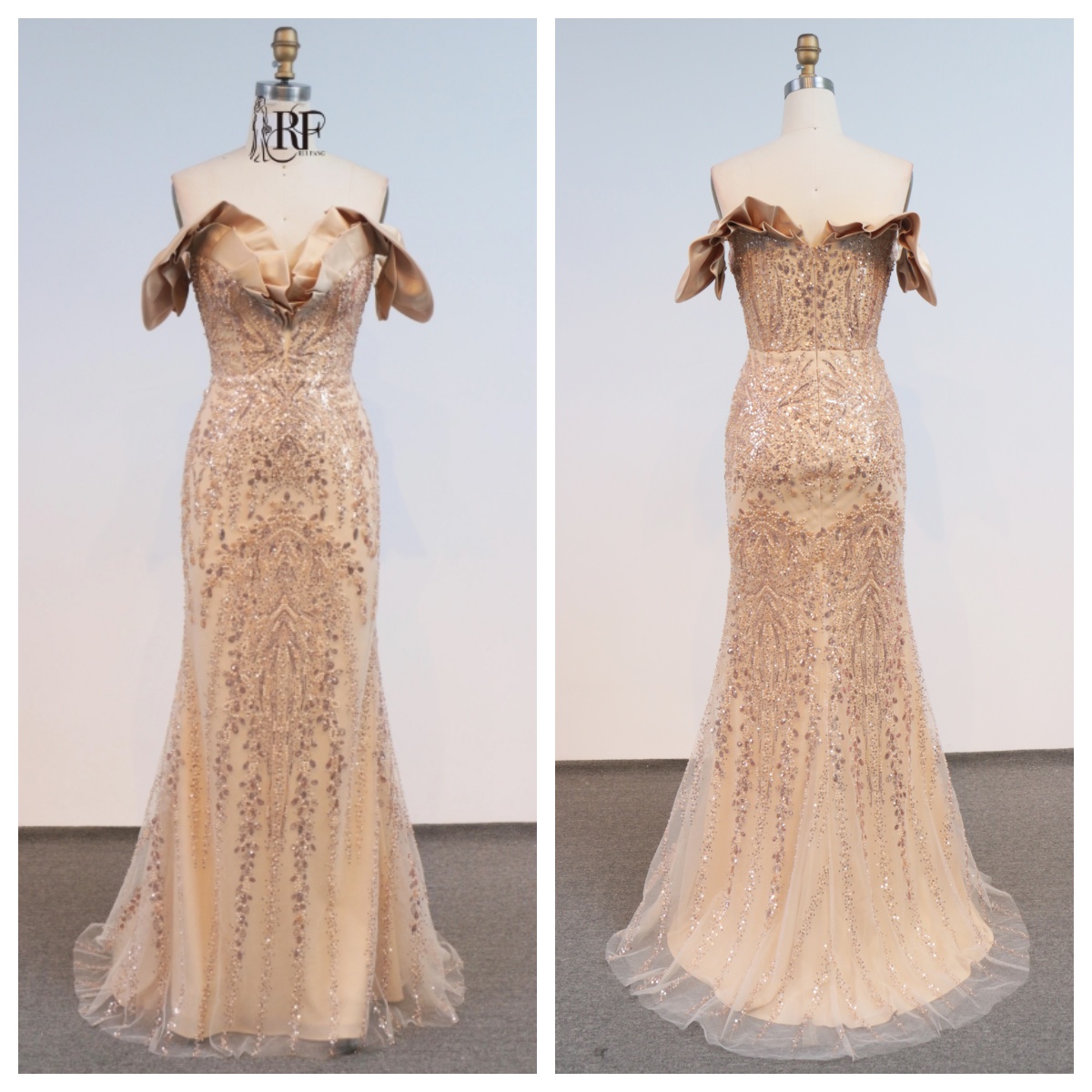 Wholesale Off Shoulder Sweetheart Mermaid Evening Gown Prom Dress with Natural Waistline Party Style