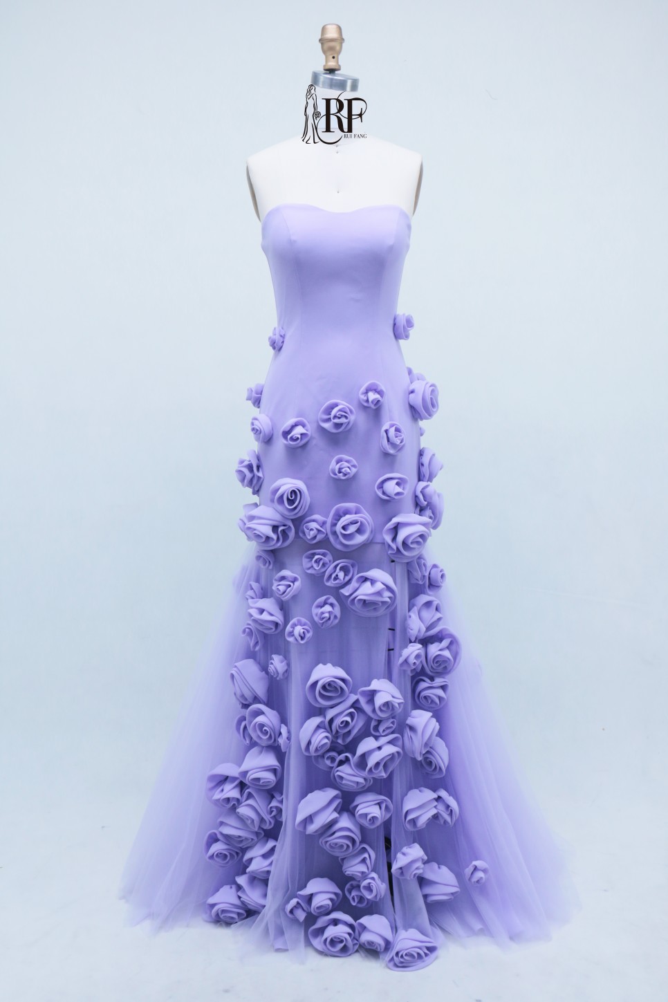 Purple Color with 3D Flower 2026 Manufacturer Satin with Zipper Back Elegant Party Ballgown Prom Dresses