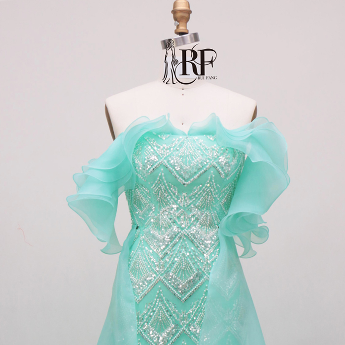 Wholesale New A-Line Design Elegant Evening Party Dresses for Women with Floral Ruffle Natural Waistline Eco-Friendly 2026