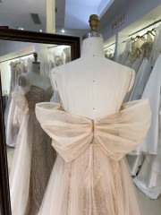 2026 New Fashion Design Luxury Sequined Champagne Crystal Embellished Floor-Length V-neck Corset Mermaid Prom Dress