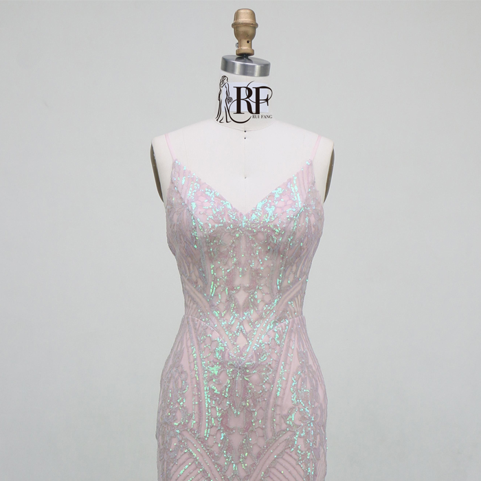 Luxury African Evening Dresses Fancy Sequins Boning Prom Gowns Luxe Evening Christmas Part Dress for Girl