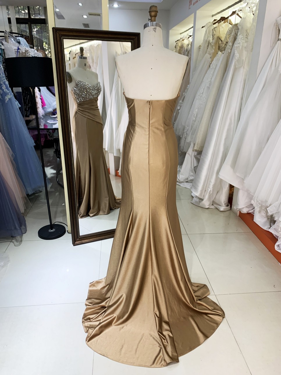 Trending Products Evening Gown Dress Elegant 2026 Prom Gowns Luxe Evening Christmas Part Dress for Girl