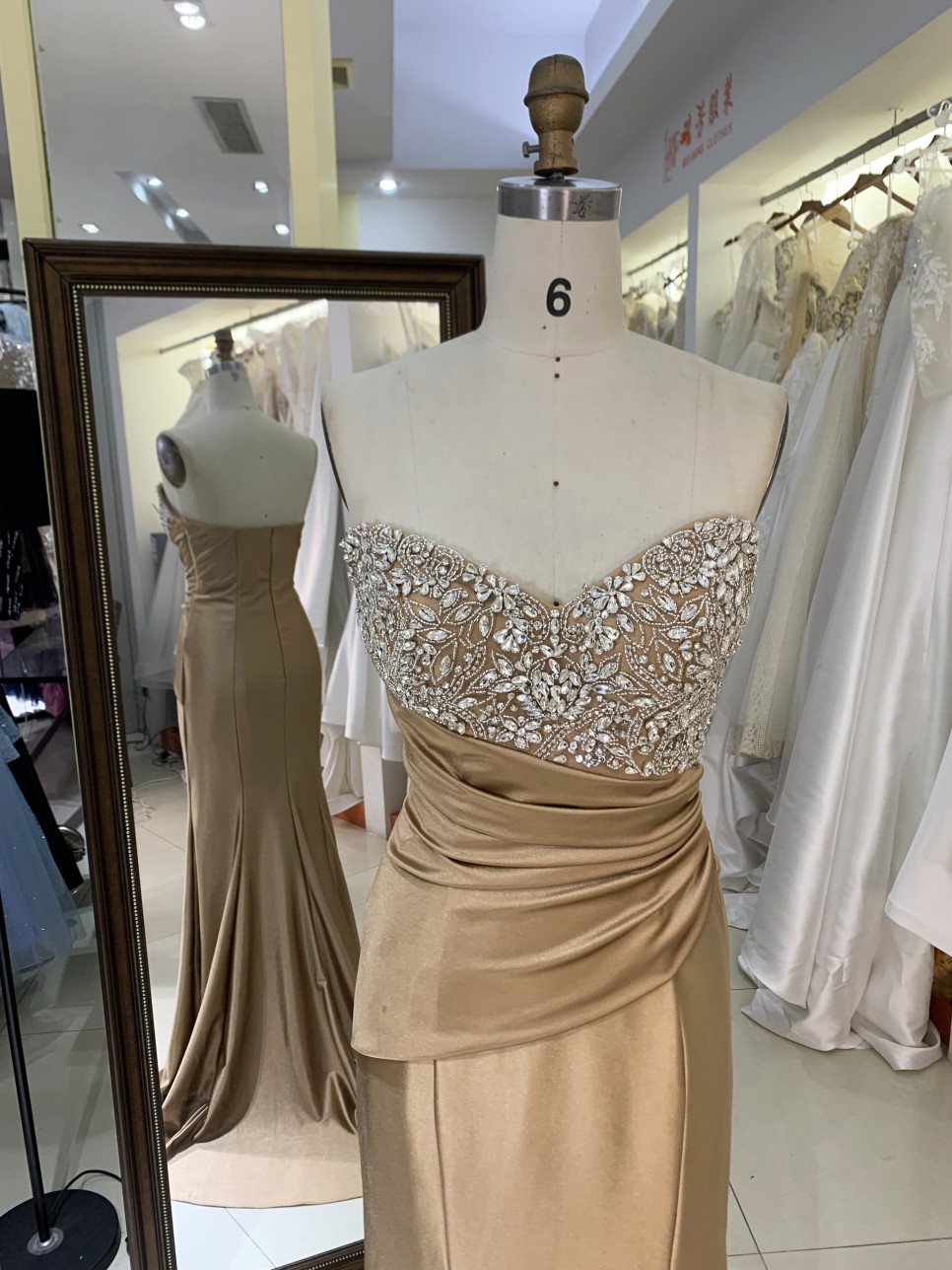 Trending Products Evening Gown Dress Elegant 2026 Prom Gowns Luxe Evening Christmas Part Dress for Girl