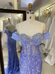 Luxury Evening Dresses for Women's Parties Sequins Boning Prom Gowns Luxe Evening Christmas Part Dress for Girl