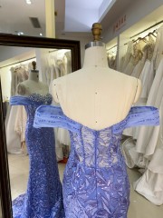 Luxury Evening Dresses for Women's Parties Sequins Boning Prom Gowns Luxe Evening Christmas Part Dress for Girl