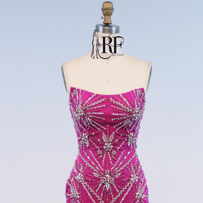 Elegant Short Front Long Back Evening Dress for Ladies Fancy Sequin Boning Prom Gowns Luxe Evening Christmas Part Dress for Girl