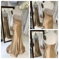 Trending Products Evening Gown Dress Elegant 2026 Prom Gowns Luxe Evening Christmas Part Dress for Girl