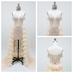 Trending Products Luxury Evening Dresses for Women's Parties Gowns Evening Christmas Part Dress for Girl