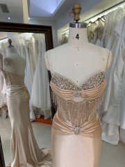 Trending Products 2026 New Arrivals Fancy Sequins Boning Prom Gowns Luxury Evening Dresses for Women