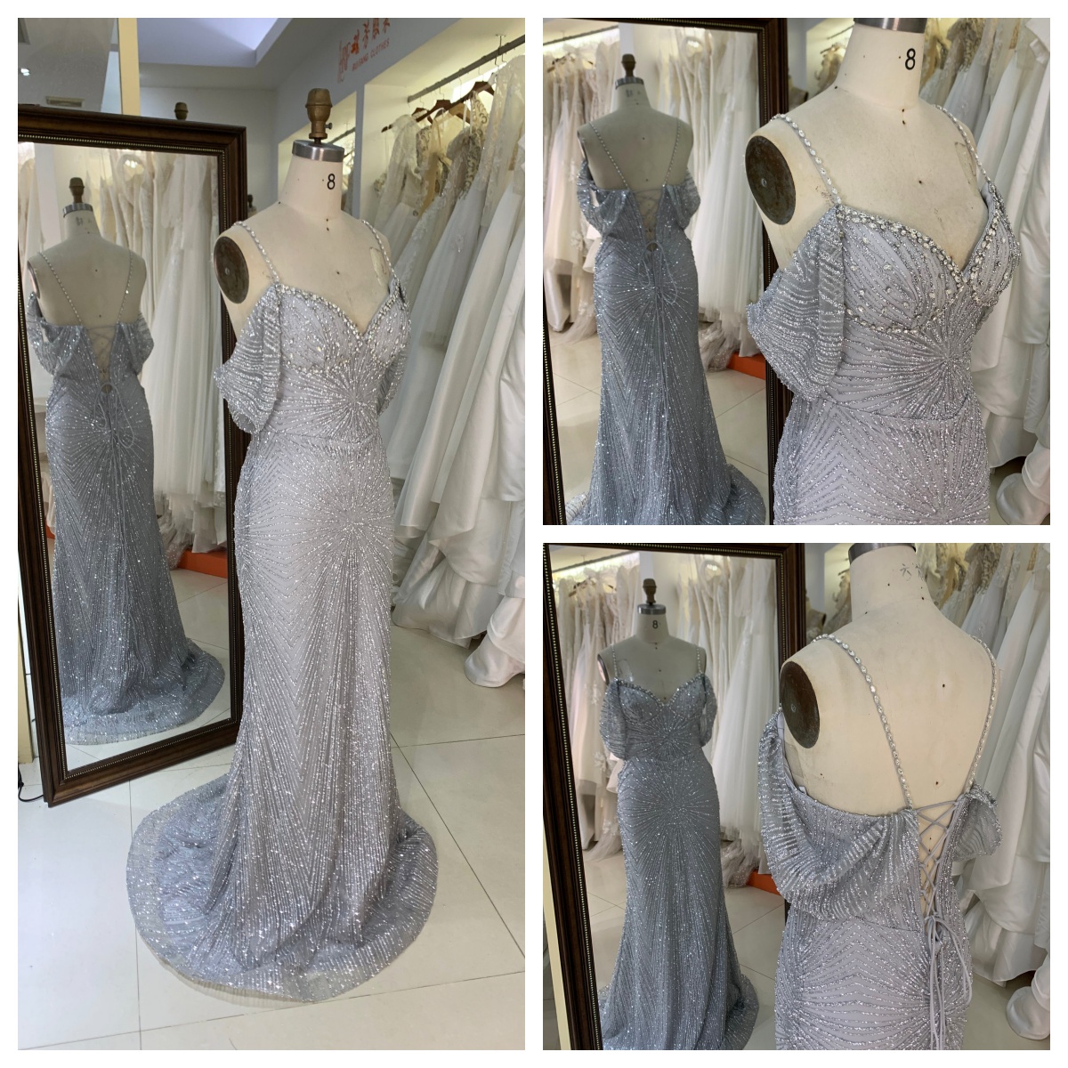 2026 Trending Products Evening Dresses Luxury Elegant Boning Prom Gown Evening Christmas Part Dress for Girl